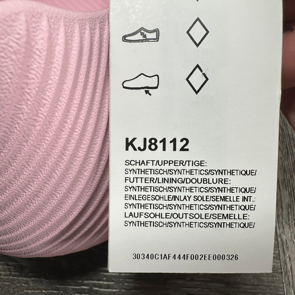 adidas Purechill xJ Slip-On Kids Size 1 Pink Silver KJ8112 NEW - Picture 9 of 9